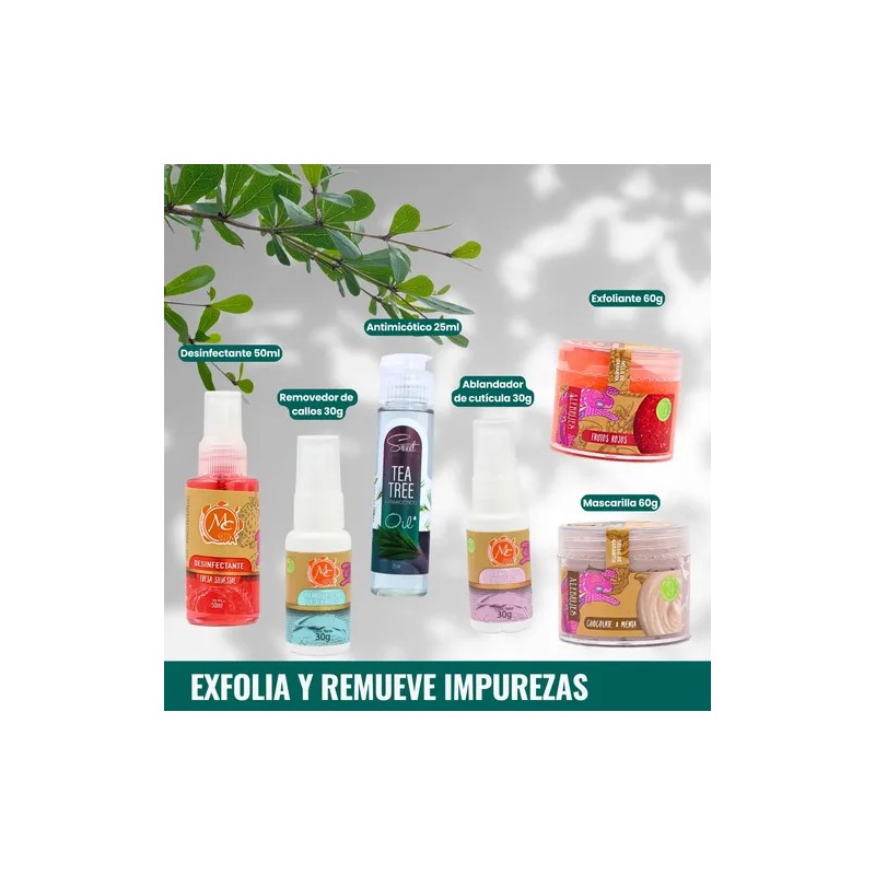 Mc Spa Kit Tina Relax 14 pzs Exfoliante y Sales