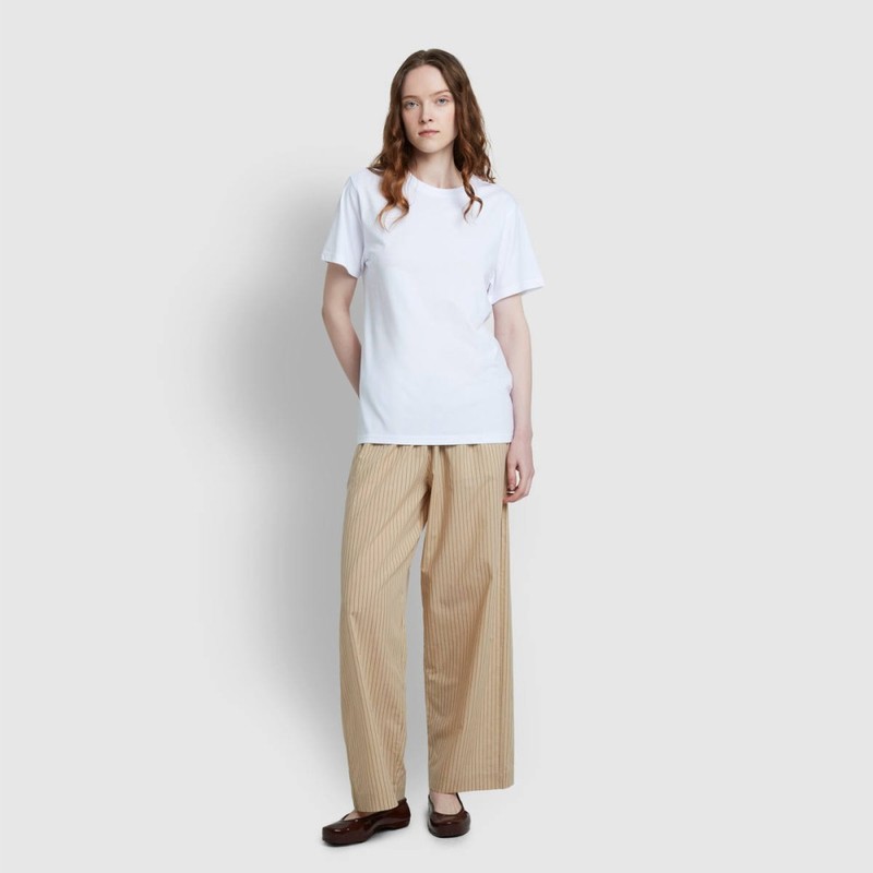 JAJU [JAJU] Unisex Cotton Round Neck T-shirt 3-pack_White 2501586118