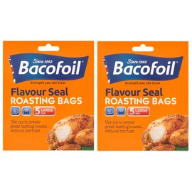 10 x Roasting Bags Flavour Seal Cooking Bags for Ovens and Microwaves Large Size Bags
