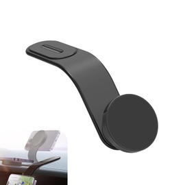 yorpyep Mobile Phone Holder, Adsorption Type Flexible Bending Navigation Bracket, Horizontal and Vertical Placement One-Handed Portable Holder, for Most Mobile Phones (Black)