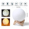 Mayround 3D Full Moon Lamp, 15cm/5.9 Inch LED Lunar Moon