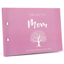 JULEASEL What I Love About Mom, Interactive Love Mom to Fill Out, A Mother Daughter Journal, Perfect Birthday Gifts for Mom & Gifts for Daughter from Mom Love
