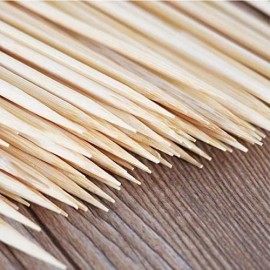 Mitu Palo Palillos Para Brochetas De Bambú 15 Cm 190 Piezas