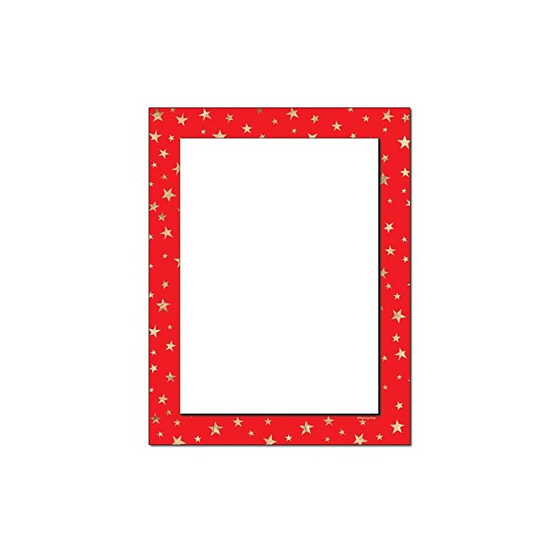 Starry Border Letterhead Laser & Inkjet Printer Paper (25 Pack)