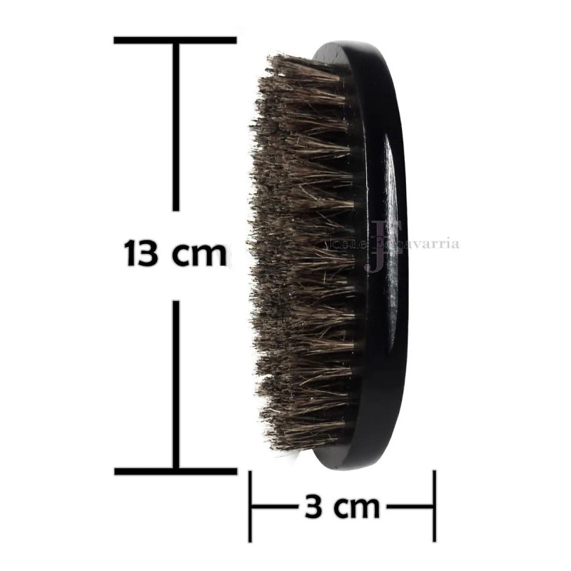 Kit Loción Crecimiento Barba Cera Para Barba Y Cepillo Negro