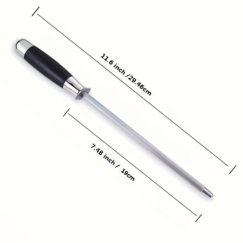 1pc, Premium Knife Sharpener Honing Rod - Suitable for All