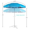 AMMSUN Shade Umbrella, Premium Portable Umbrella with Stand, 6.5ft Lightweight
