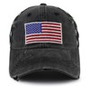 American Flag Trucker Hat for Women, USA Military Baseball Cap,