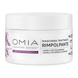 Omia Metamorphosis, Maschera Rimpolpante per Capelli Fini e Fragili, Dona Volume e Corpo, Lascia i Capelli Voluminosi e Leggeri, Formula Vegana, 200ml