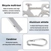 DGUSO Multitool Bicycle Tool with Aluminium Whistles 1 Piece Key