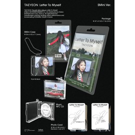 Girl's Generation Taeyeon Letter To Myself 6th Mini Album SMini Version Case+1ea Ball Chain+1ea Music Card+1p PhotoCard+Tracking Sealed TAE YEON