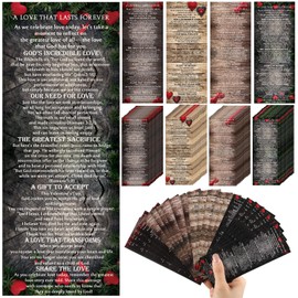 Skyygemm 100 Pcs Bible Verse Bookmarks Bulk Set Christian Bookmarks Bulk for Stocking Stuffers Church Favors Ministry Gifts Holiday Favors
