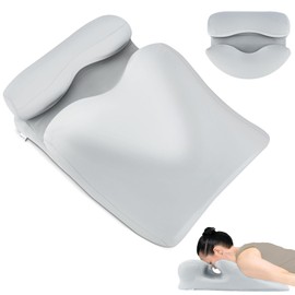 Comfitech Eye Face Down Massage Prone Pillow with Larger Airflow Gap for Sleeping, Bed Stomach Sleepers with Memory Foam and Removable Cover