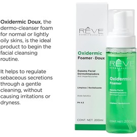 Reve Dermatologique Espuma Dermolimpiadora Anti imperfecciones para piel grasa - 200ml.