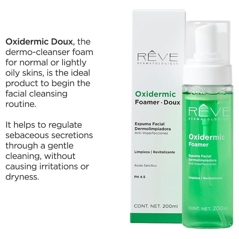 Reve Dermatologique Espuma Dermolimpiadora Anti imperfecciones para piel grasa -