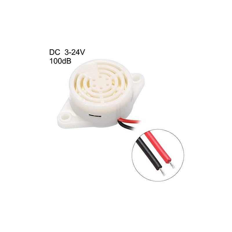 sourcing map DC3-24V Active Electronic Buzzer Piezo Alarm Switch Changing