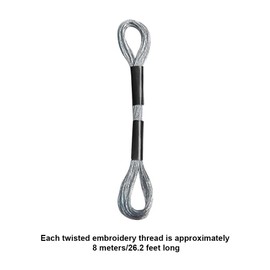 12 Skeins Me-tallic Embroidery Thread,8m Me-tallic Embroidery Floss,12-Strand Glitter Embroidery Thread,for Friendship Bracelets DIY Embroidery Thread Crafts