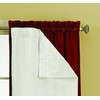 Eclipse Solid Blackout Thermal Insulated Window Curtain Liners With Drapery