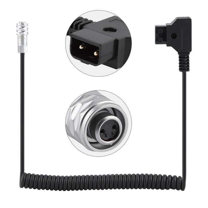 DAP B Male to BMPCC 4K Female Coiled Power Adapter