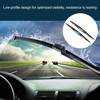 Pair Windshield Wiper Blades Quiet Weatherproof 61610442837 Replacement for E65