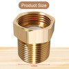 Pack of 2 Brass Check Valves 1 Inch, 1 Inch