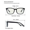 Blue Light Blocking Glasses Square Nerd Eyeglasses Frame Fashion Anti