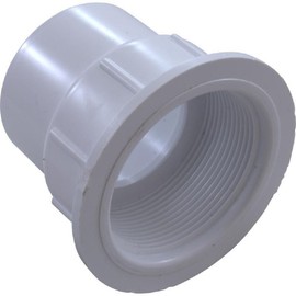 Balboa 30-6104WHT HydroAir 1.5" Nut Straight White Skimmer Part