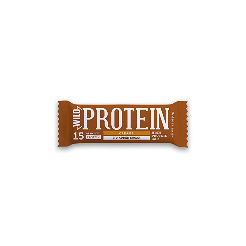 Wild Protein Barras altas en protena Sabor caramelo Pack de