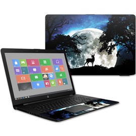 Mightyskins Skin Compatible with Hp 17t Laptop 17.3" (2017) - Moonlight Deer | Protective, Durable, and Unique Vinyl Decal Wrap Cover | Easy to Apply, Remove, and Change Styles | Made in The USA
