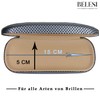 BELESI Glasses Case Hard Case with XL Glasses Cleaning Cloth
