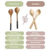 Folkulture Salad Servers or Salad Tongs, Wooden Utensils for Serving