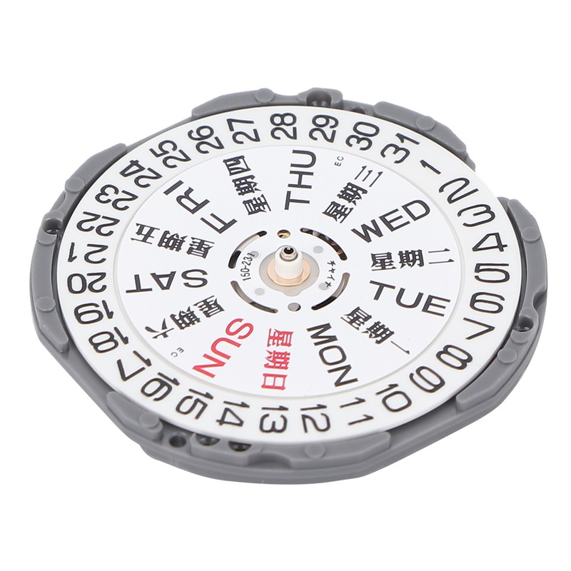 VJ33 Watch Movement Replacement Day Date Calendar Movement Watch Repair