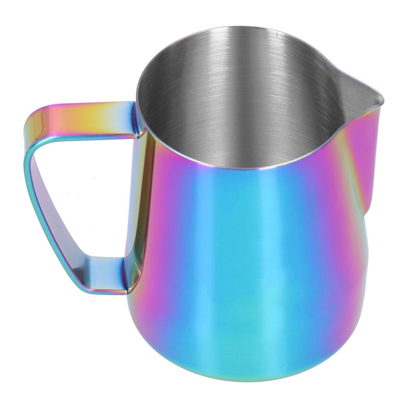 Stainless Steel Milk Frothing Pitcher Pointed Mouth Coffee Frother Cup