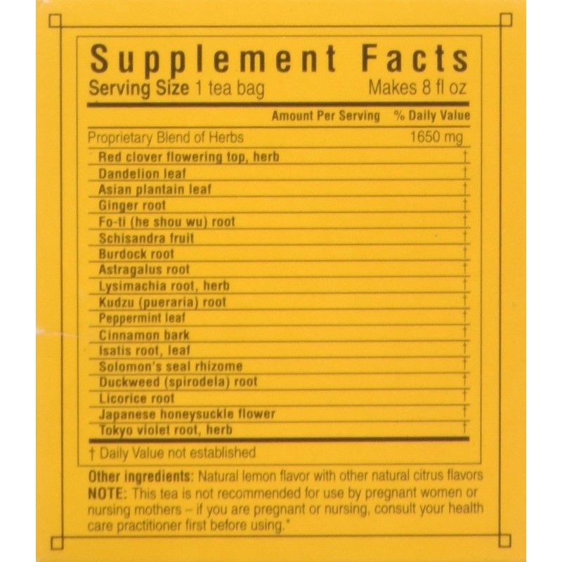 Triple Leaf Tea: Tea,Detox, 20 ct