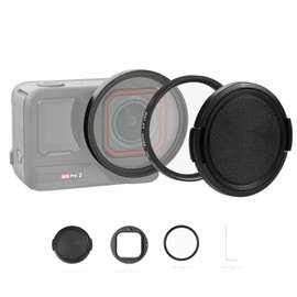 PULUZ 52mm UV Lens Filter for Insta360 Ace Pro 2 with UV Filter & Lens Cap Aluminum Alloy Material Insta 360 Ace Pro 2 Sport Action Camera Accessories