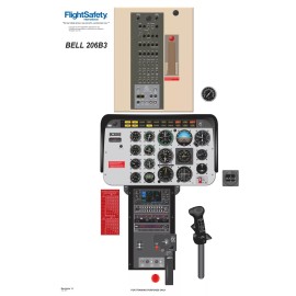 Bell Helicopter 206 B3 Cockpit Poster 24in x 36in