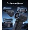 THETHEKU Compressed Air Duster, Electric Air Duster Rechargeable Blower Handheld