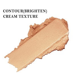 Boobeen Multi Stick Highlighter and Contour, Integrated Cream Makeup Stick for Contour & Highlighter, Cosmetics Multi Stick for Women, Smooth