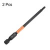 sourcing map 2pcs H3 Hex Head Drill Bit Wrench 3mm