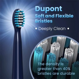 Sejoy Sonic Electric Toothbrush & Water Dental Flosser Cordless Power Teeth Cleaner  - Blue Electric Toothbrush Sets