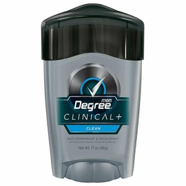 Degree Men Clean Clinical Antiperspirant Deodorant 72 Hour Long Lasting 1.7 oz