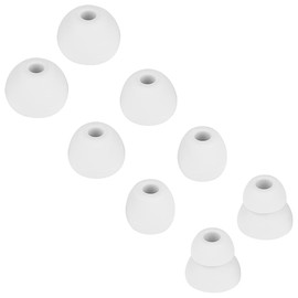 Earbud Tips Replacement Earbud Tips Earbud Replacement Tips Headphones Replacement Ear Pads Ear Tips for Earbuds Compatible with Powerbeats Pro Beats Wireless Earphone Headphones 4 Pairs (Light Grey)