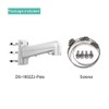 DS-1602ZJ-Pole Vertical Pole Mount Bracket for Hikvision Speed Dome Camera