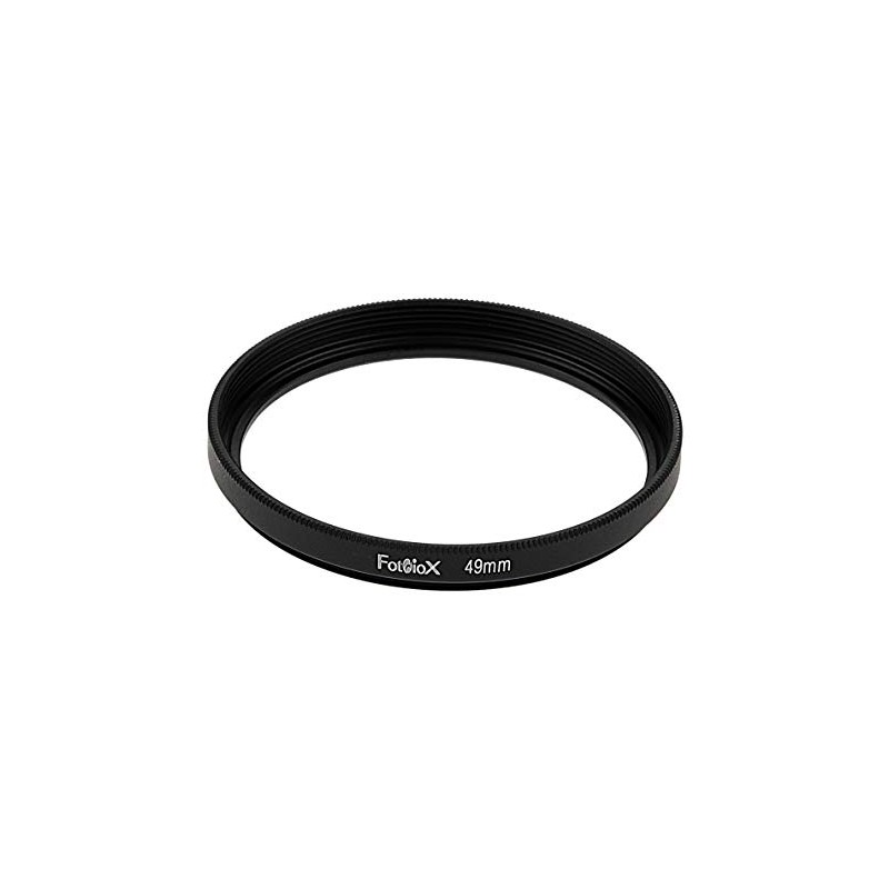Fotodiox Metal Spacing Ring, Anodized Black 49-49mm
