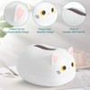 Cat Tissue Box, Cute Cartoon Cat Shape Tissue Dispenser Portable