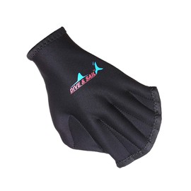 Antcher 1 Pair 2mm Neoprene Diving Gloves Sphere Webbed Swim Gloves for Snorkeling Swimming Surfing Sailing Kayaking Diving