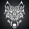 Wolf Stencil, 8.5 x 11 pulgadas, cabeza de lobo ártico