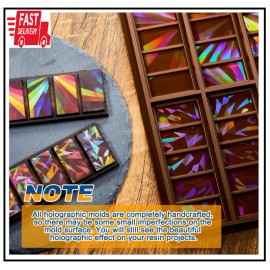 Ziliny Holographic Chocolate Molds Holographic Resin Molds Silicone Chocolate Molds Cho