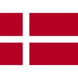 Denmark Tabletop Flag 6.3 x 9.4 inches (16 x 24 cm)