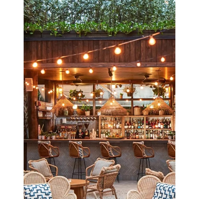 Brightown Outdoor String Lights 29 Feet G40 LED Patio Lights,